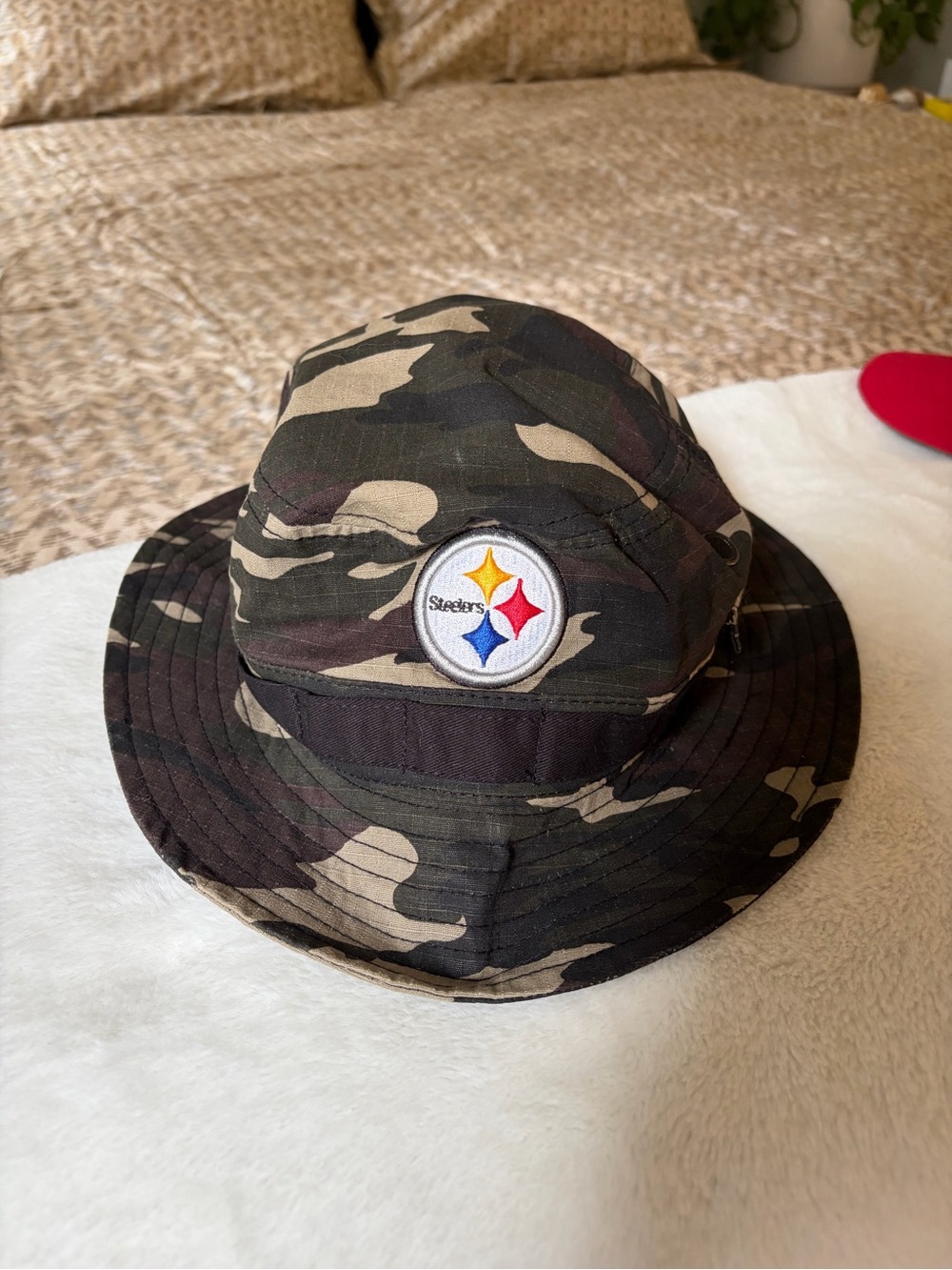 Steelers Camo Bucket Hat
